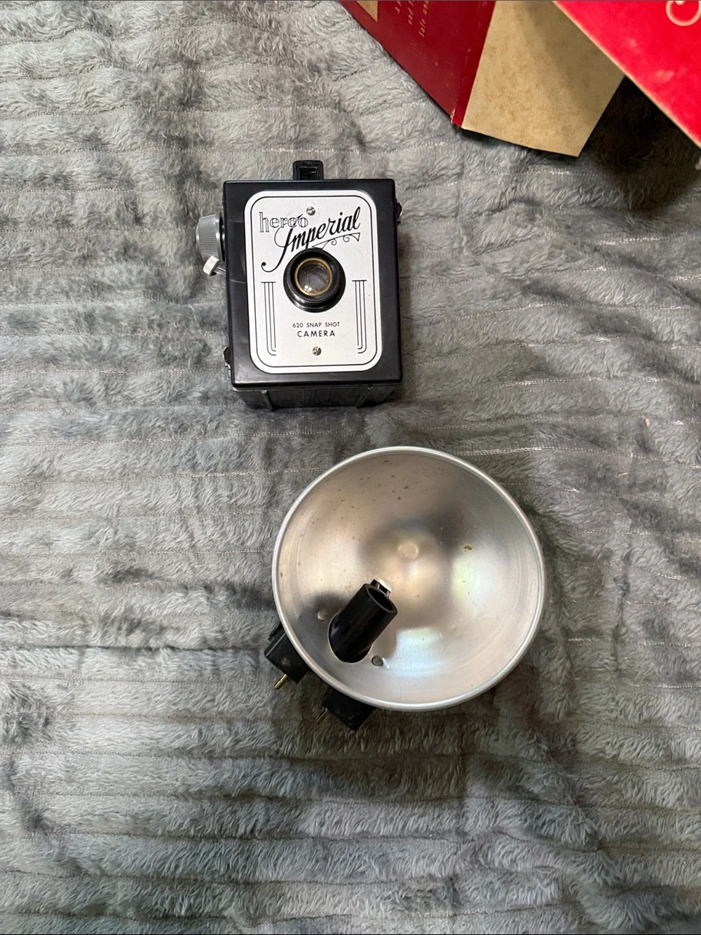 Imperial Flash Camera Boxed in Red